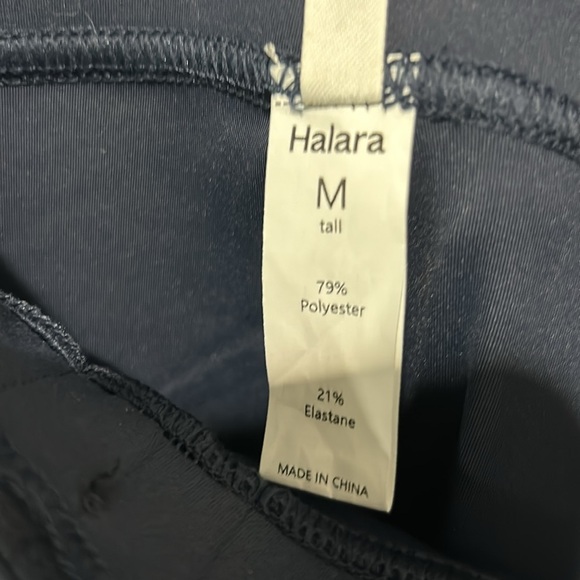 Halara Navy Blue High-Waisted Trousers - Picture 2 of 3